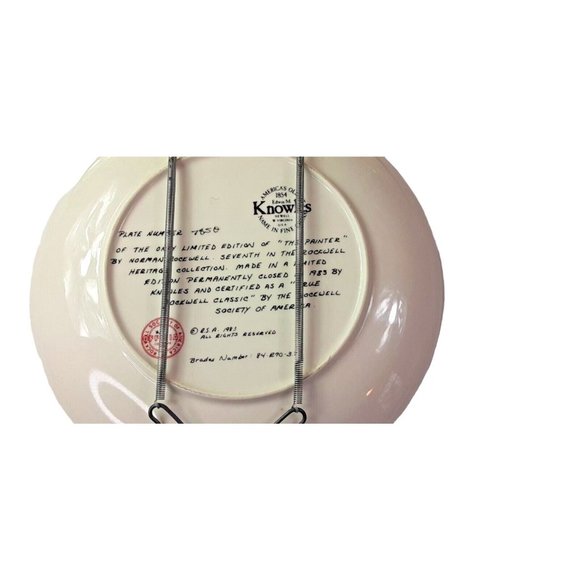 Vintage Knowles Norman Rockwell Plates Set of 3 Heritage Collection Decorative - Picture 7 of 8